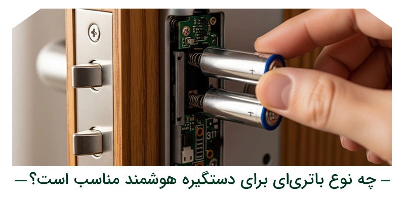 چه نوع باتریای برای دستگیره هوشمند مناسب است؟