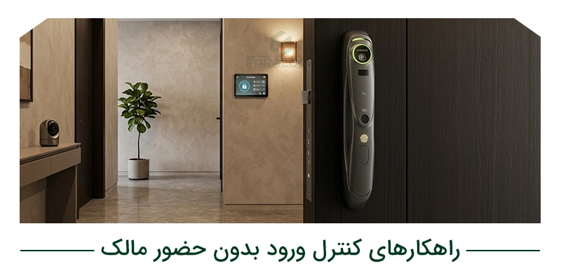 راهکارهای کنترل ورود بدون حضور مالک