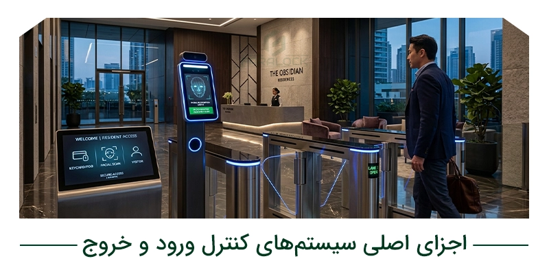 اجزای اصلی سیستمهای کنترل ورود و خروج