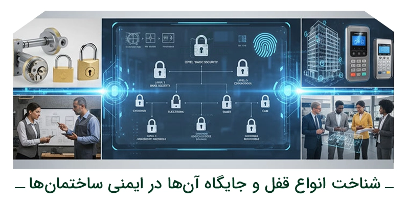 شناخت انواع قفل و جایگاه آنها در ایمنی ساختمانها