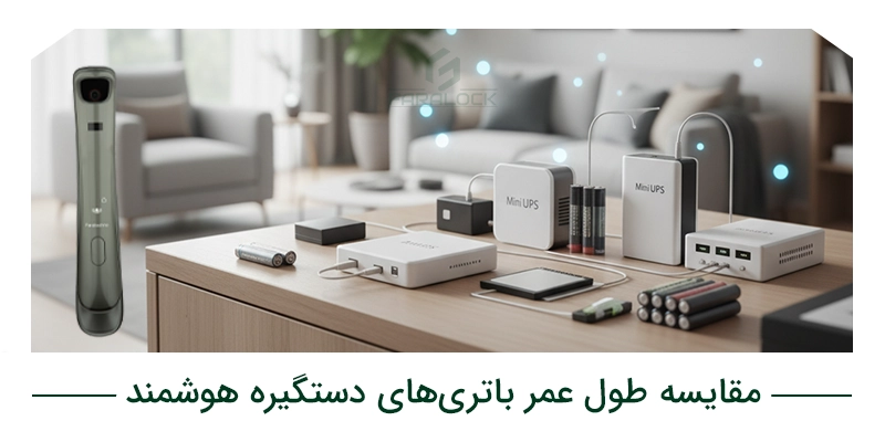 مقایسه طول عمر باتریهای دستگیره هوشمند