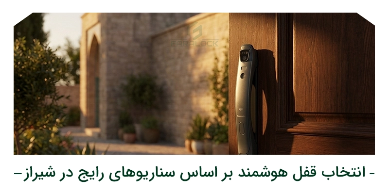 انتخاب قفل هوشمند بر اساس سناریوهای رایج در شیراز