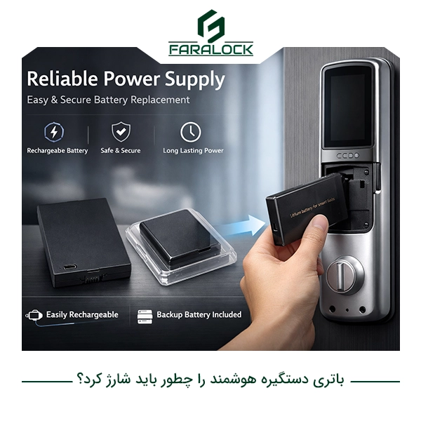 باتری دستگیره هوشمند را چطور باید شارژ کرد؟