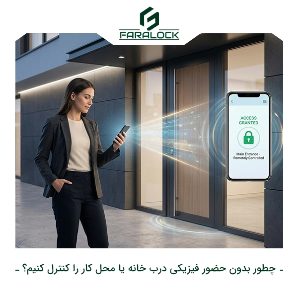 چطور بدون حظور فیزیکی درب خانه یا محل کار را کنترل کنیم؟