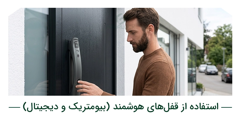 استفاده از قفلهای هوشمند (بیومتریک و دیجیتال)