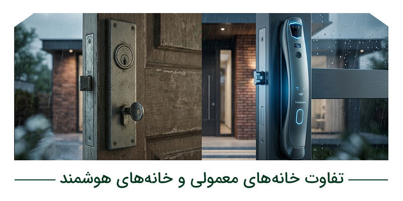 تفاوت خانه‌های معمولی و خانه‌های هوشمند