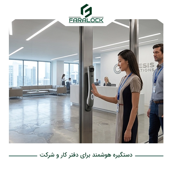 دستگیره هوشمند برای دفتر کار و شرکت؛ کنترل ورود کارمندان
