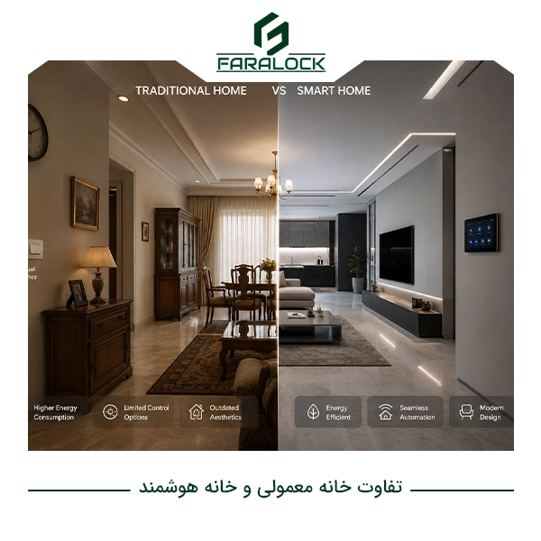 تفاوت خانه معمولی و خانه هوشمند